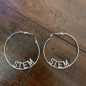 STEM Hoop Earrings
